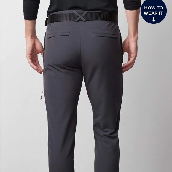 Mack Weldon Radius Flex Pant navy blue pants size large - Picture 5 of 7